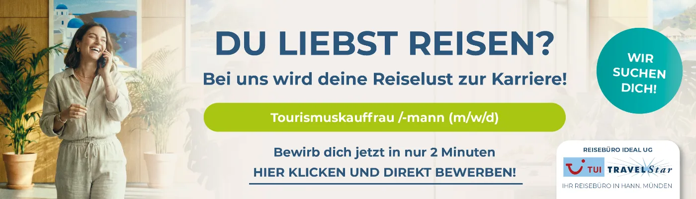 Reisebüro Ideal Stellenanzeige