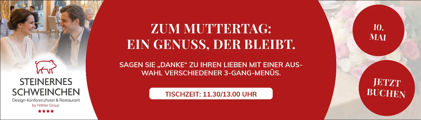 Steineres Schweinchen Muttertag