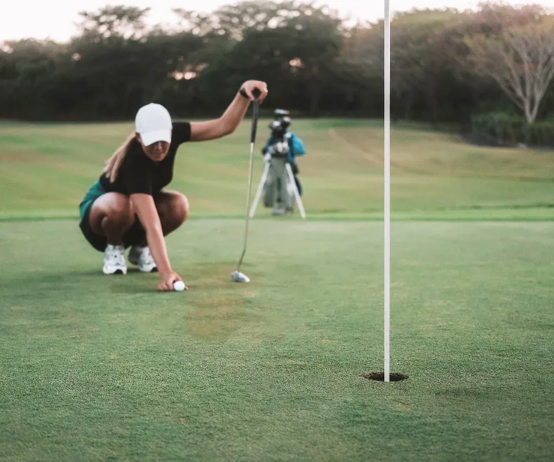 Wie das Golfloch zu seiner Größe kam