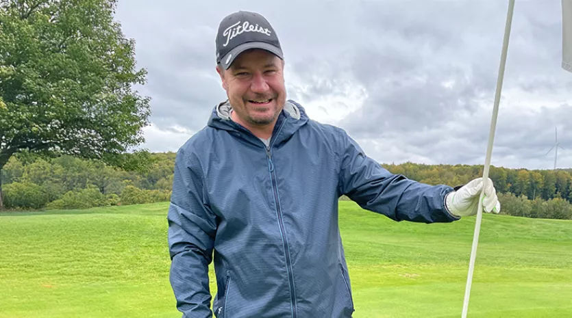 Christian Zwingmann gelingt ein Eagle