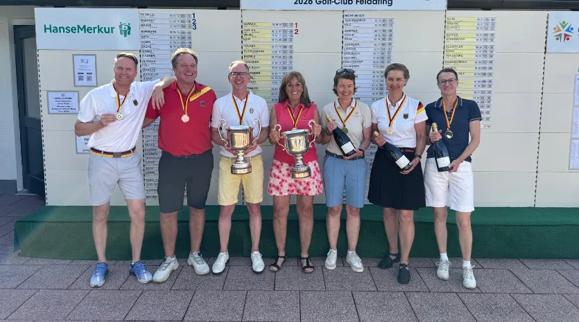 Neue Deutsche Meister der AK 50 im Golfclub Feldafing
