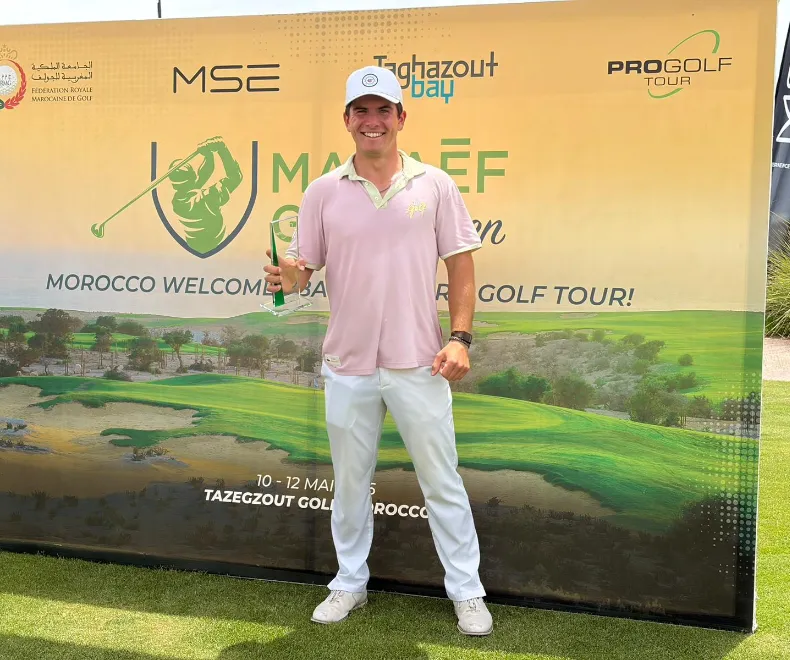 Frederik Eisenbeis gewinnt die Madaëf Golfs Open