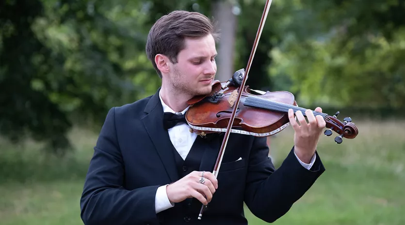 Friedls Violine verzaubert das Finale