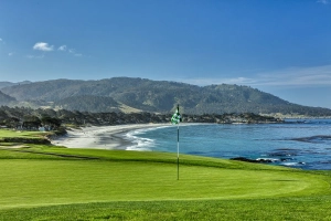 An der Küste Kaliforniens gilt der Pebble Beachs als einer der schönsten Golfplätze der Welt.
