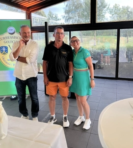 vlnr Manfred Schmidt,  Bruttosieger: Uwe Koch, Ivonne Bein