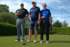 vlnr. Dirk Gosebrink, Michael Dick (Praforst) Olaf Wünsch (Escheberg)