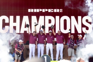 Die Rippers: Captain Cameron Smith, Elvis Smylie, Marc Leishman and Lucas Herbert sichern sich den Teamsieg