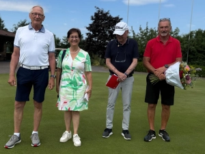 vlnr. Jürgen Sattler (Präsident), Anke Hofmann (Bürgermeisterin Bad Hersfeld), Arno Seelen, Manfred Schmidt 
