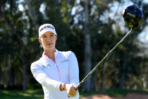 Alexandra Försterling ging als deutsche Golferin an den Start