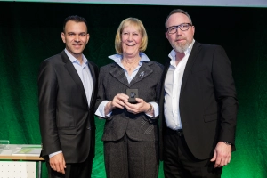 PGA Präsident Kariem Baraka, Marion Bonn und PGA Vizepräsident Oliver Neumann