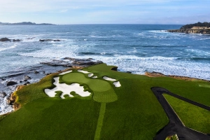 Das Platzlayout von Pebble Beach ist weltbekannt.
