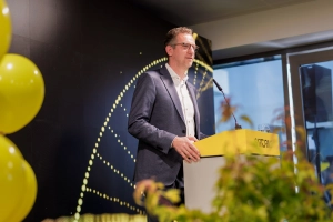 René Fáber bei der Eröffungsfeier