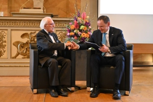 Dr. Leon Weintraub gemeinsam mit Prof. Dr. Jürgen Wienand