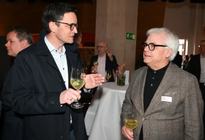 Zwei Experten, die sich seit Langem kennen und aus zahlreichen Gesprächen schätzen, zusammen (v.l.): Thomas Barth (HKK Immobilien) und Hans-Georg Ohlmeier (Ohlmeier Architekten).