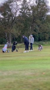 Kai Ruge vom Golfclub Kassel und Paulina Müller vom Golf & Business Magazin