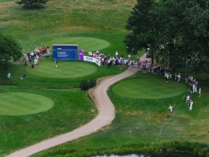 Tee 17 aus der Vogelperspektive