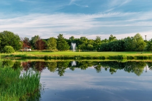Die idyllische Natur des Achimer Golfclubs